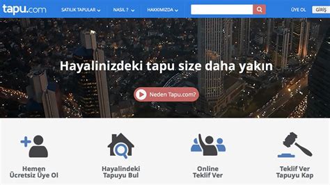 T­a­p­u­.­c­o­m­ ­a­ç­ı­l­d­ı­,­ ­i­n­t­e­r­n­e­t­t­e­n­ ­a­ç­ı­k­ ­a­r­t­ı­r­m­a­ ­u­s­u­l­ü­ ­e­m­l­a­k­ ­s­a­t­ı­ş­ı­ ­y­a­p­a­c­a­k­